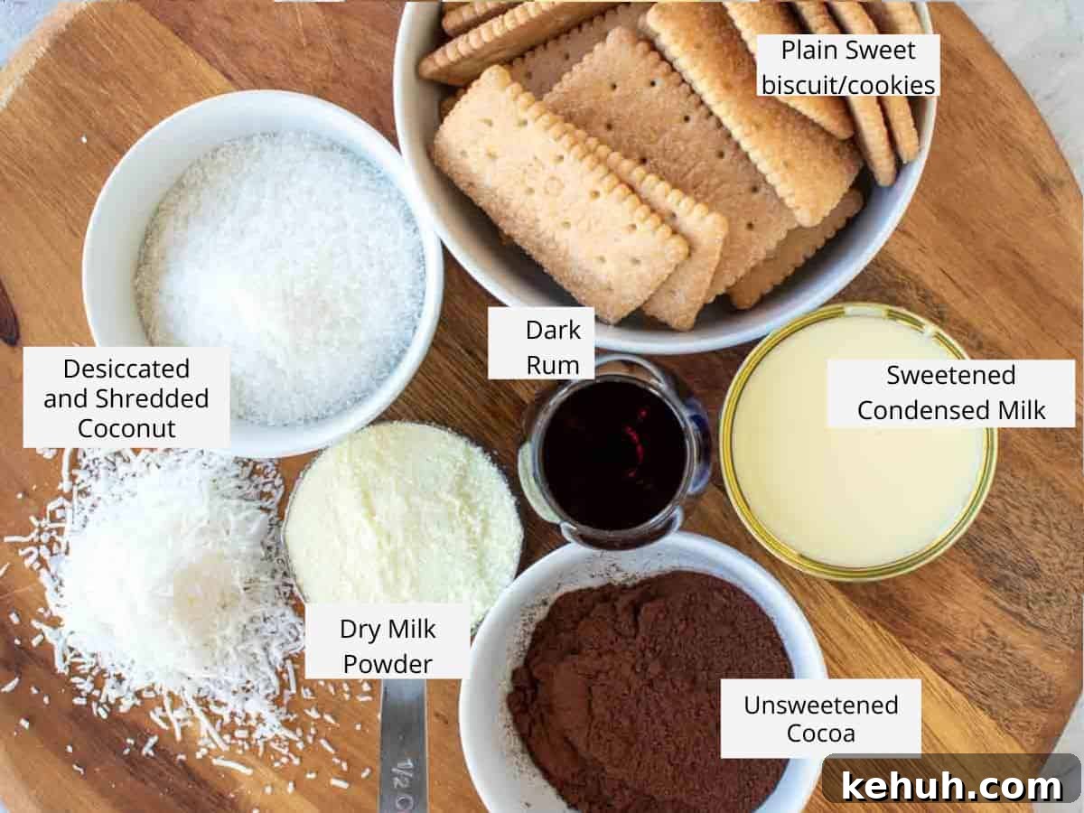 Ingredients to make the recipe.