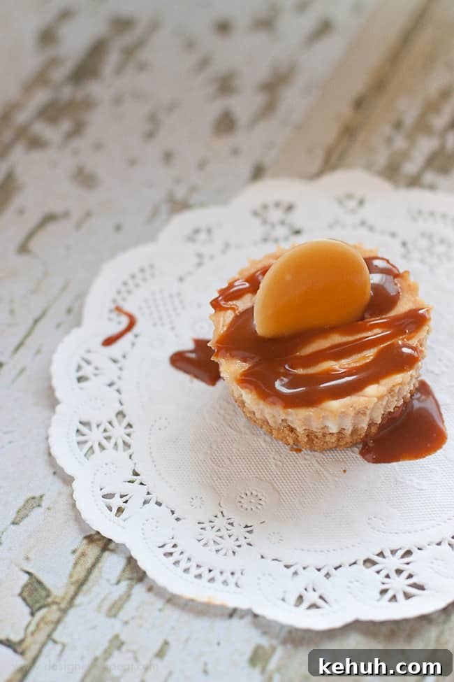 Mini Caramel Cheesecake Bites Recipe — Bite-Sized Dessert Ideas 3 Mini Caramel Cheesecake Bites | Design Eat Repeat Blog