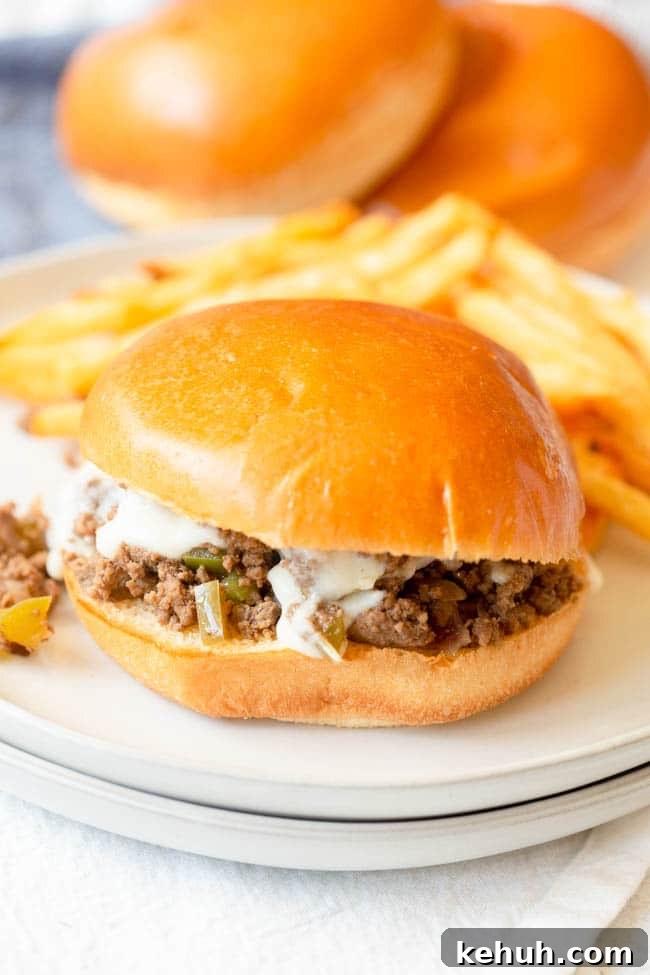 Philly Cheesesteak Sloppy Joes Recipe: Cheesy Steak Sandwich Twist 2 Philly Cheesesteak Sloppy Joes