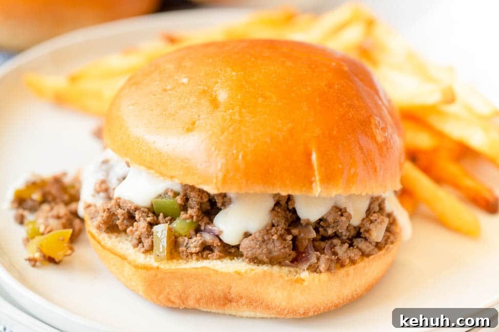 Philly Cheesesteak Sloppy Joes Recipe: Cheesy Steak Sandwich Twist 3 img 4853 2