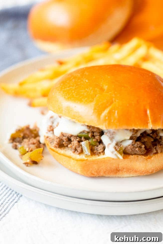 Philly Cheesesteak Sloppy Joes Recipe: Cheesy Steak Sandwich Twist 4 Philly Cheesesteak Sloppy Joes
