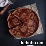 vegan gluten-free chocolate caramel tart