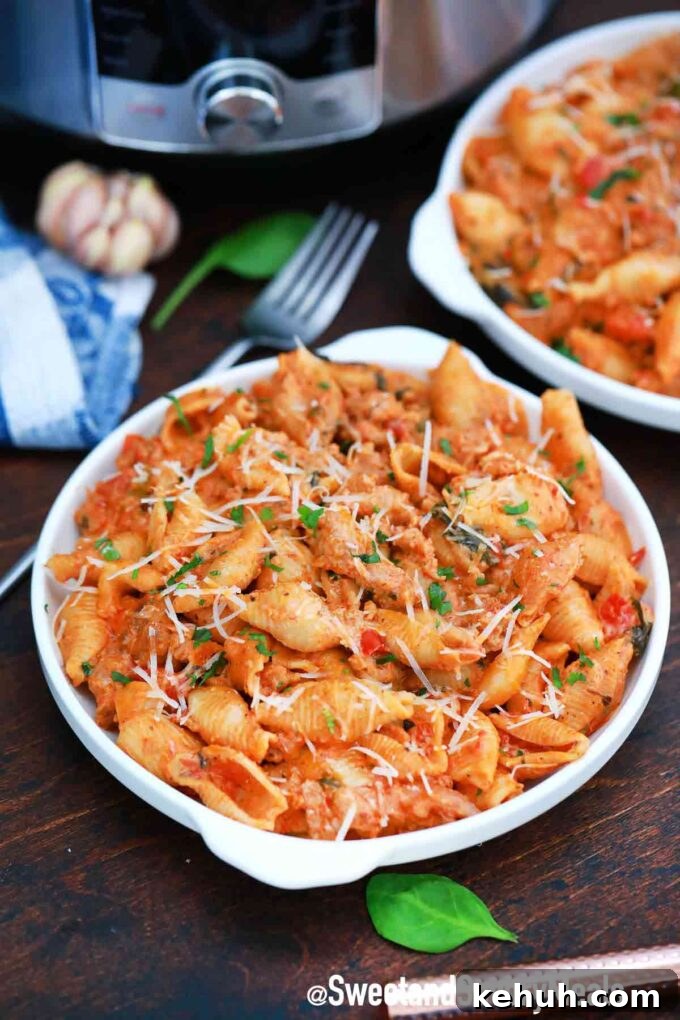 spicy sausage pasta