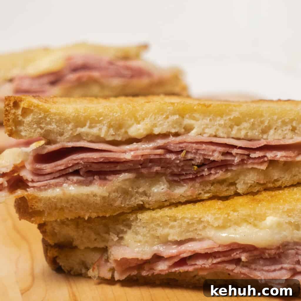 Air Fryer Ham and Grilled Cheese Sandwich Recipe 6 Ham and Cheese Sandwich in the Air Fryer