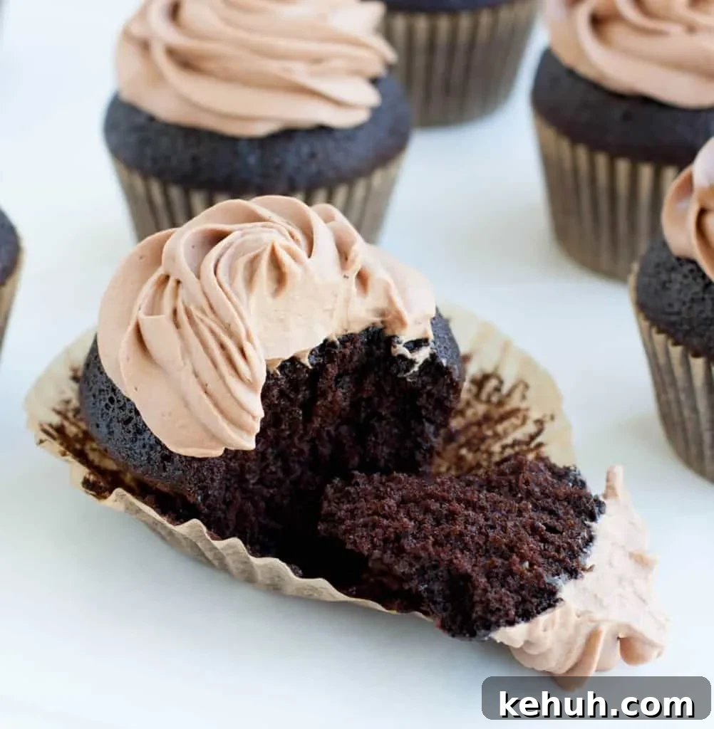 Decadent Dark Chocolate Cupcakes Recipe for Chocolate Lovers 7 img 5351 12