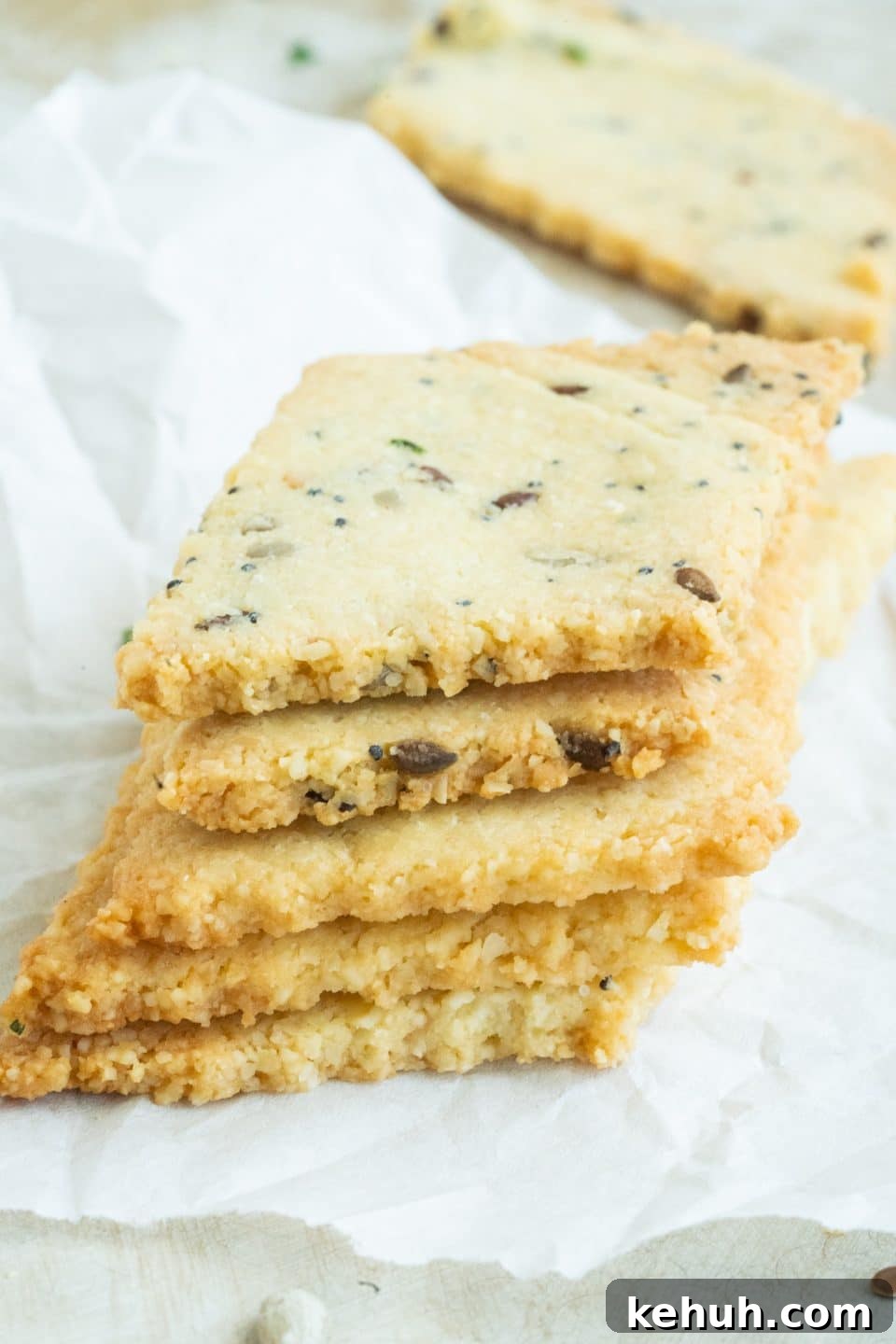 3-Ingredient Keto Low-Carb Crackers for Quick Homemade Snacks 2 Three Ingredients Low Carb Crackers