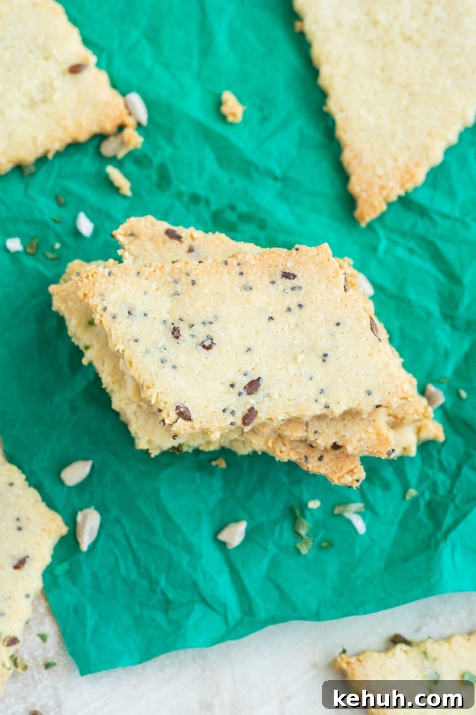 3-Ingredient Keto Low-Carb Crackers for Quick Homemade Snacks 5 Easy Low Carb Snack