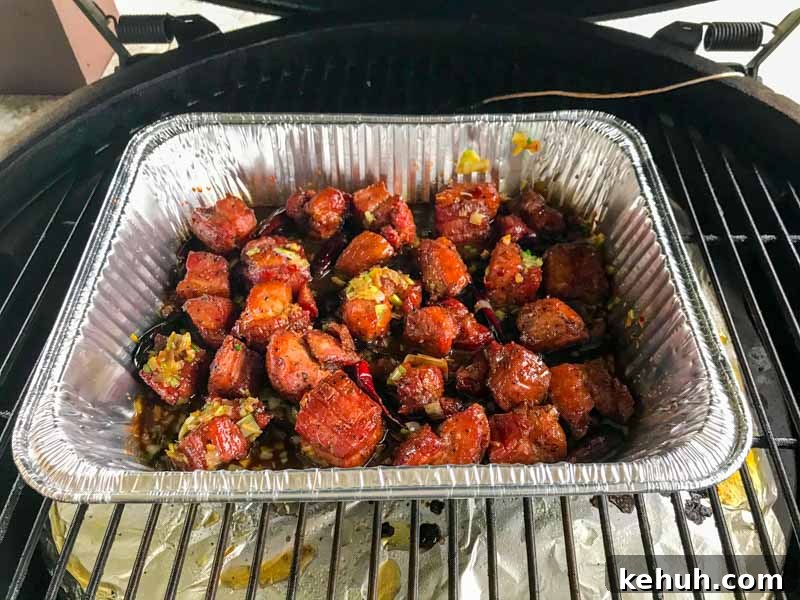 Kung Pao Smoked Pork Belly