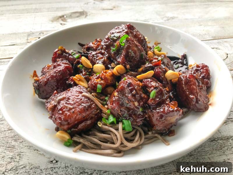Smoked Kung Pao Pork Belly Burnt Ends: Big Green Egg Recipe