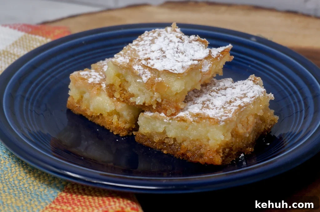 gooey butter cake bars