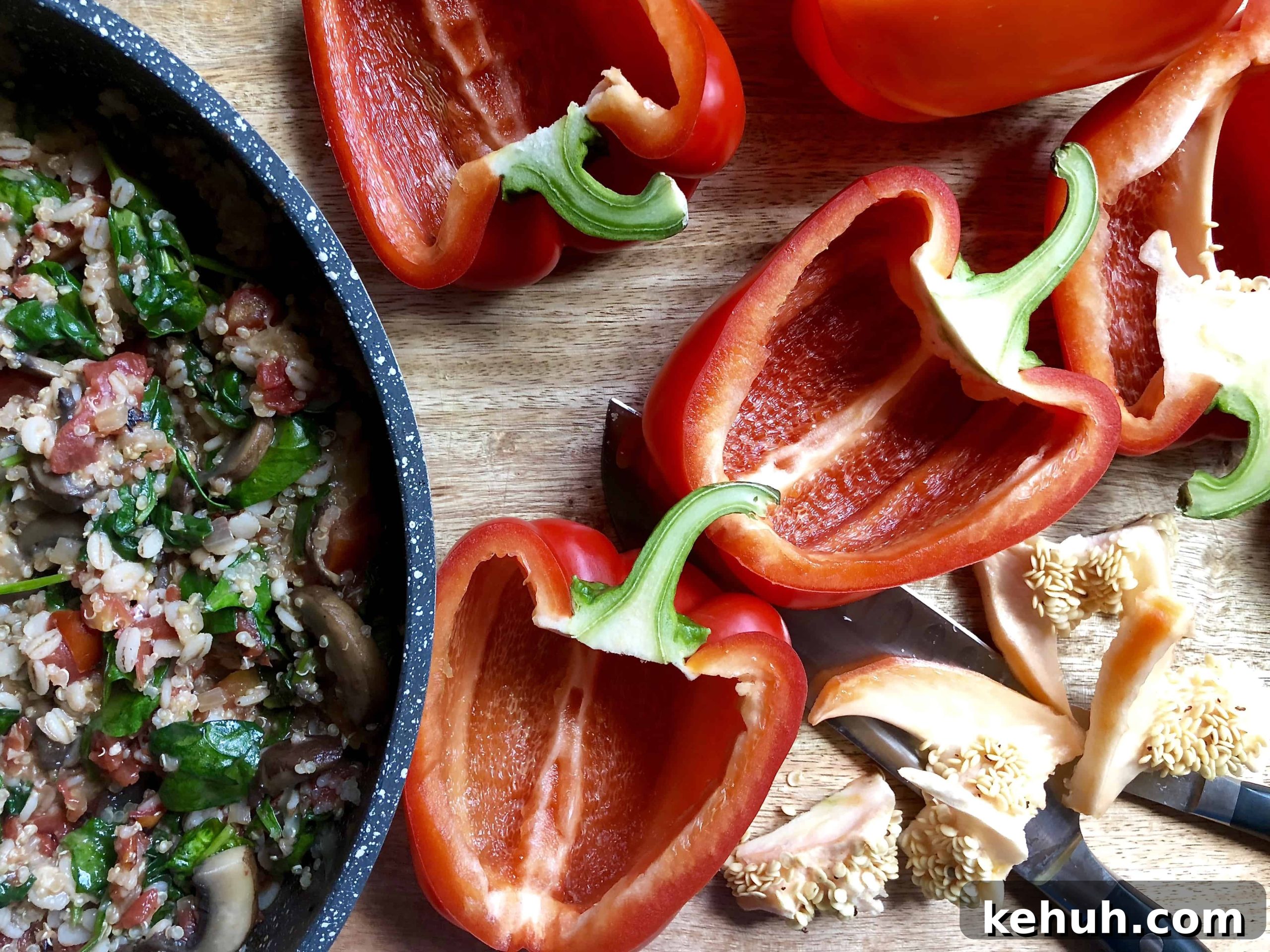 Quinoa and Spinach Stuffed Peppers Recipe for Flavorful Dinners 7 img 5675 8 scaled