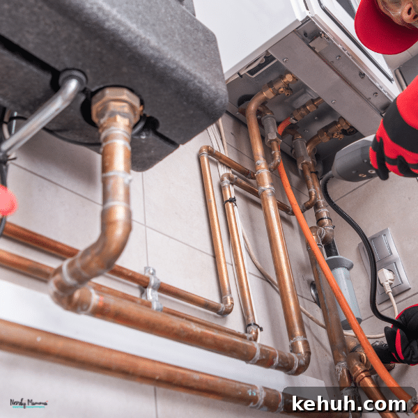 An image of a gas leak inspection.
