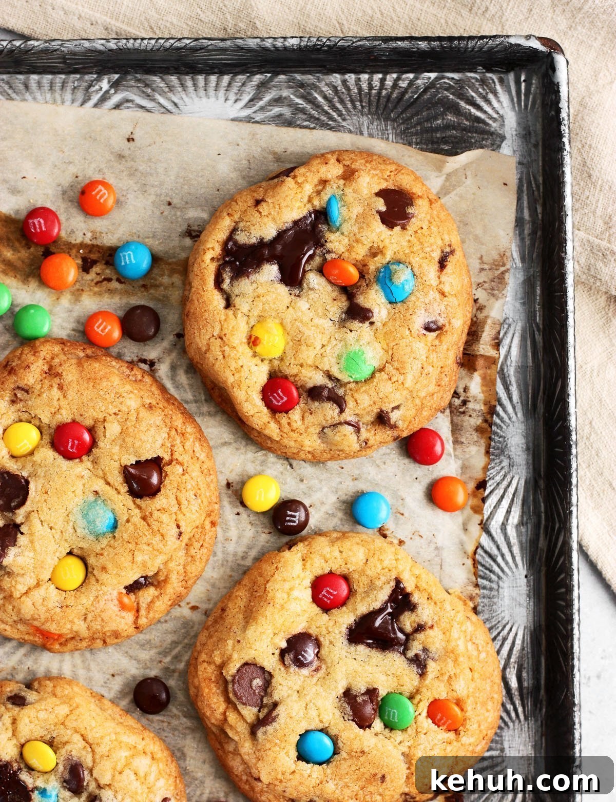 m&m cookies recipe