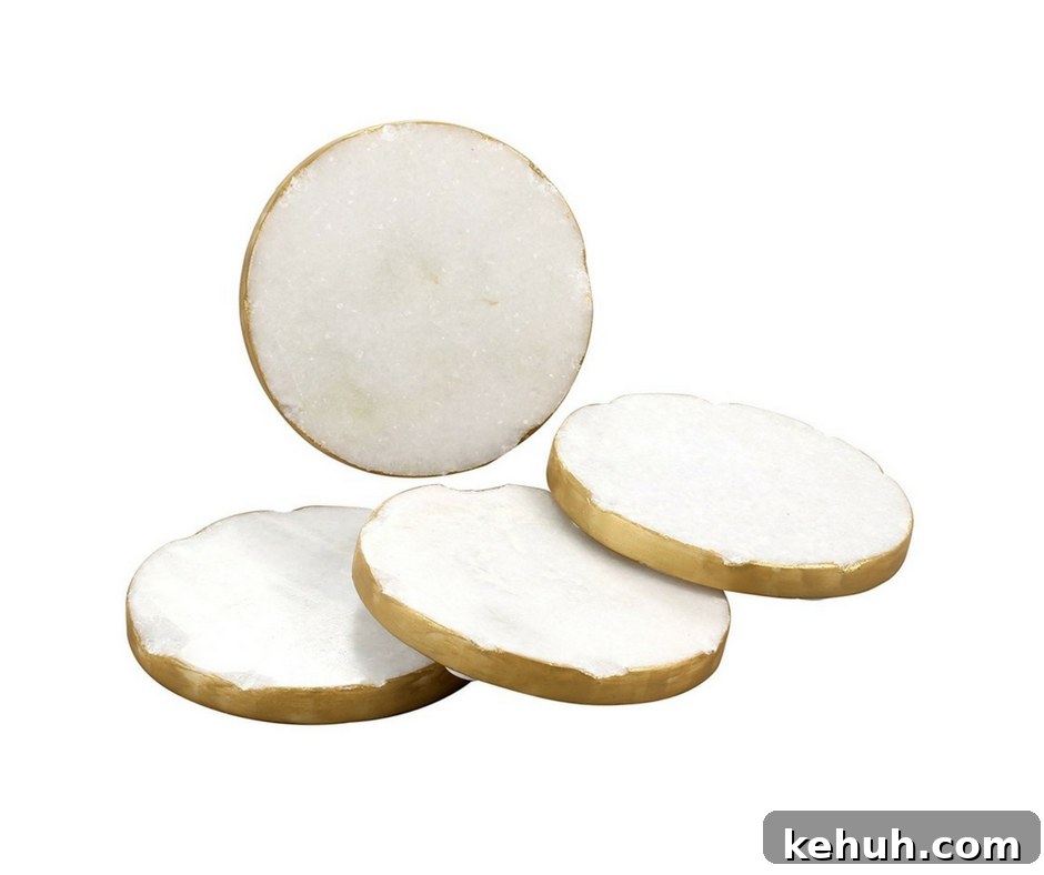 Paris Gift Guide: Perfect Presents for Lovers of Paris 9 Marble Coasters.
