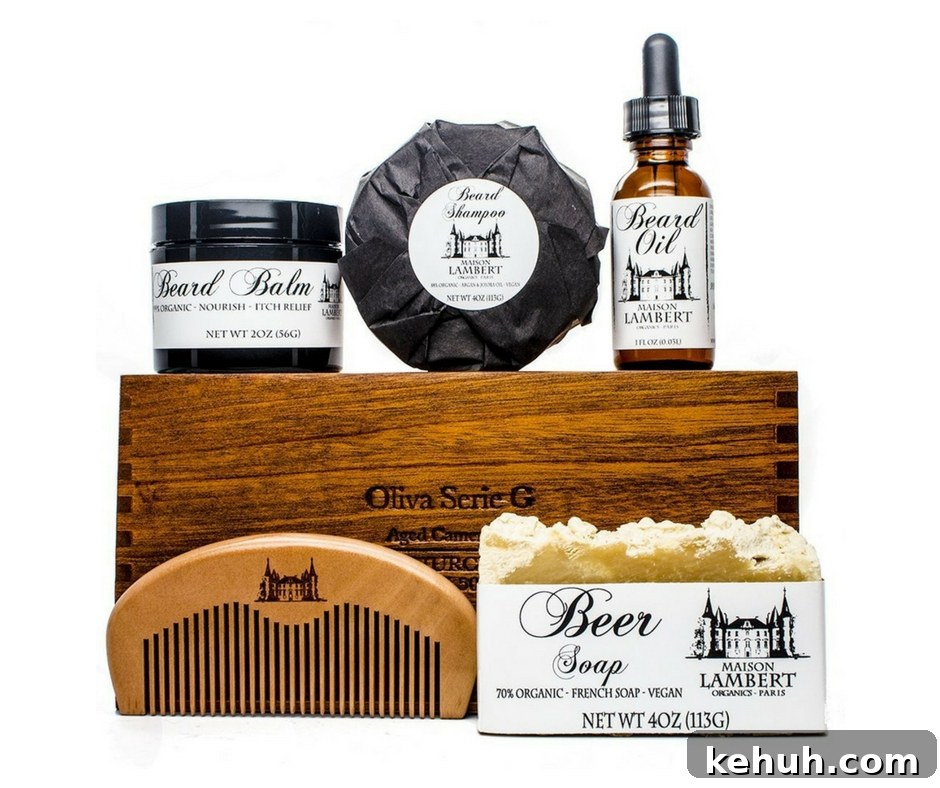 Paris Gift Guide: Perfect Presents for Lovers of Paris 10 Organic Beard Kit.