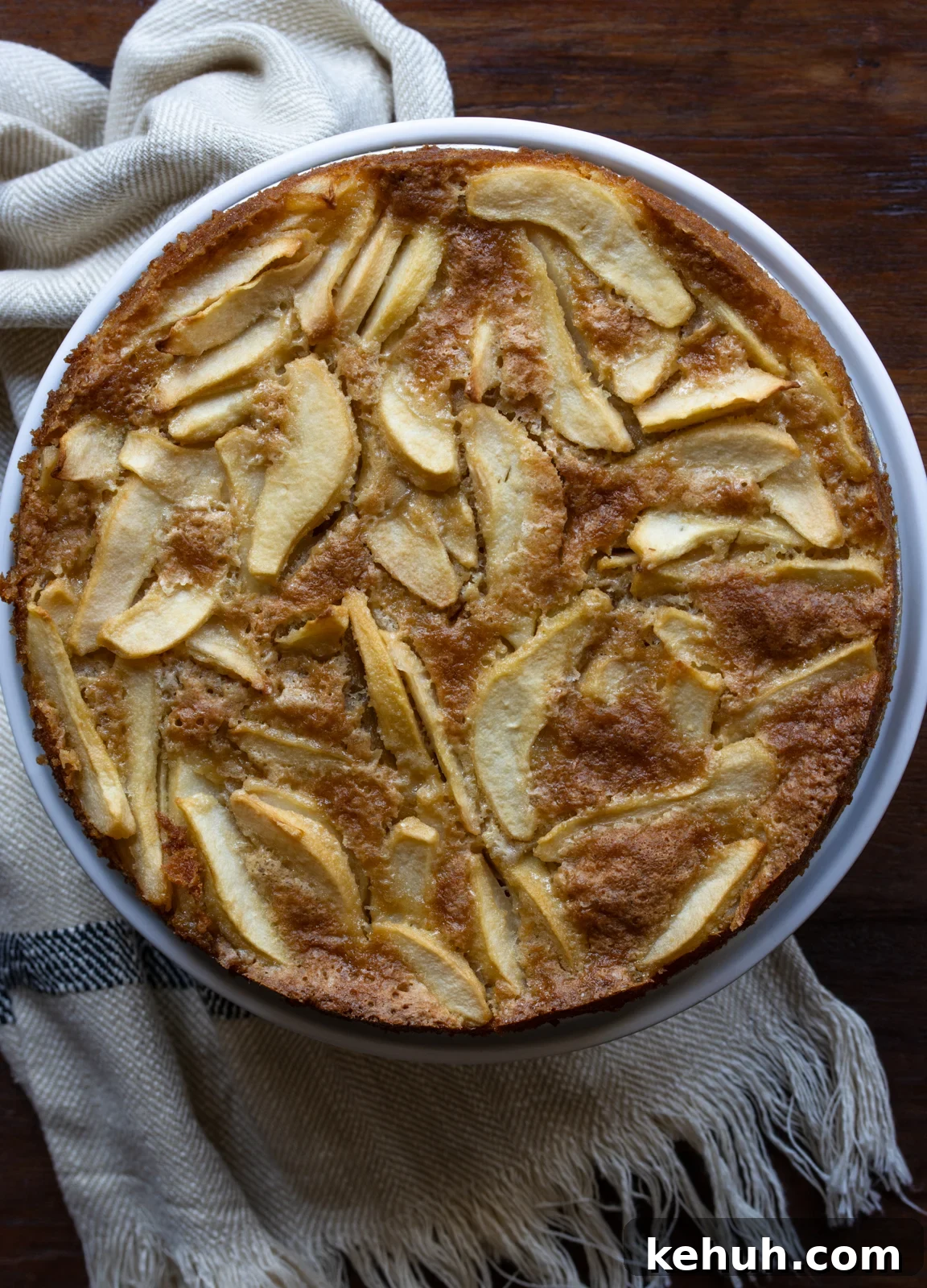 pear cake finished and waiting to cool off