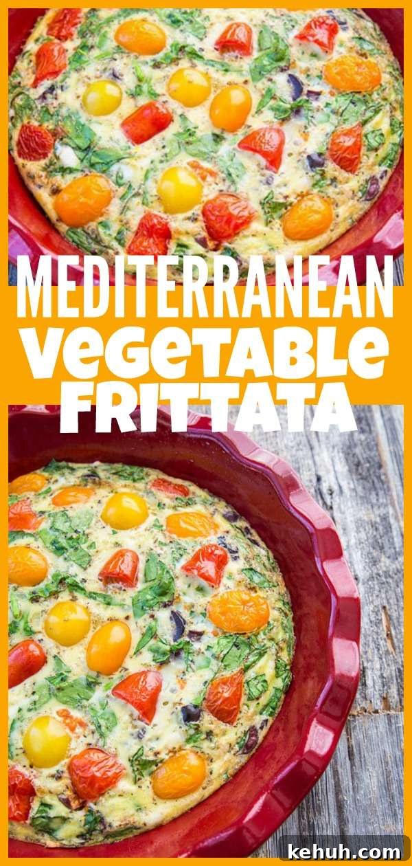 meditterranean vegetable frittata