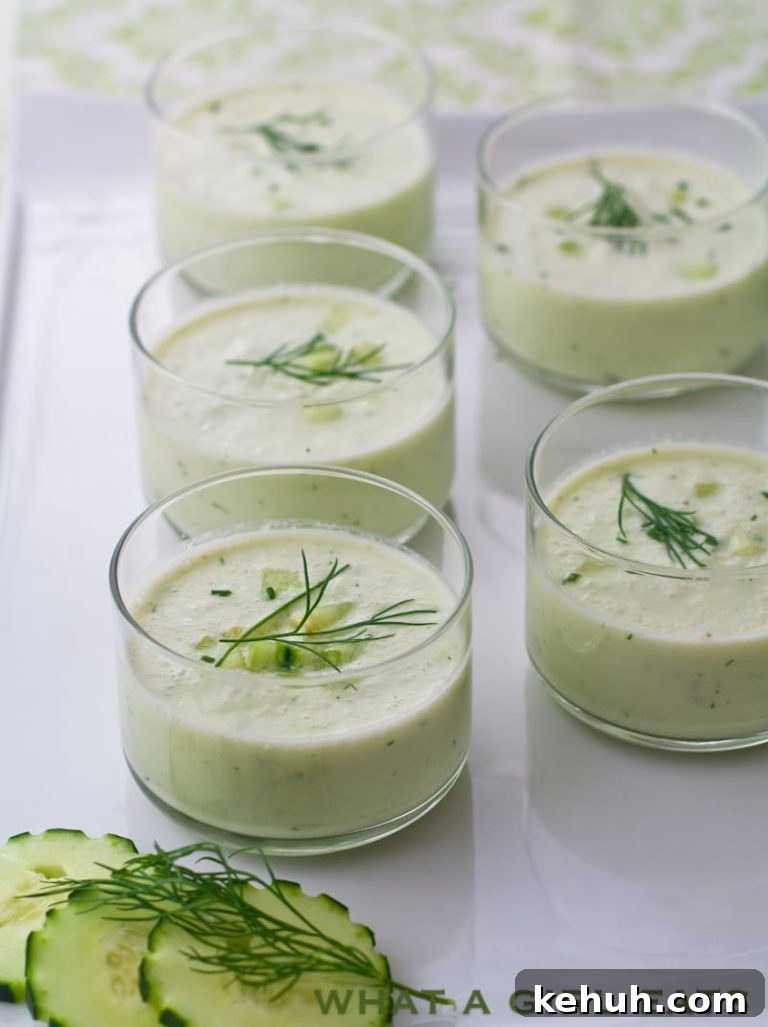 20 Low-Cost Keto Meals for Budget-Friendly Weight Loss 5 Cold Cucumber Soup