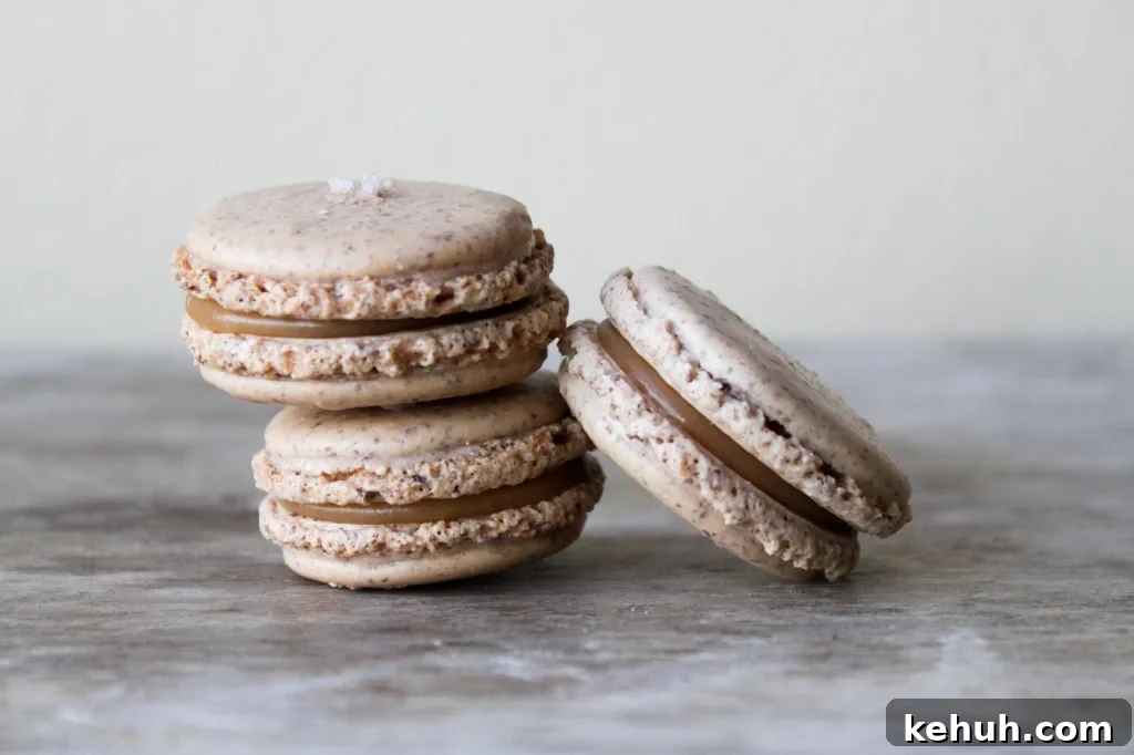 Sea Salt Caramel Macarons