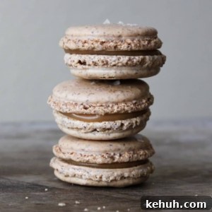 Sea Salt Caramel Macarons