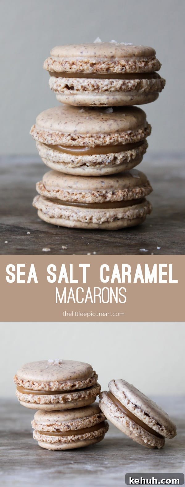 Sea Salt Caramel Macarons