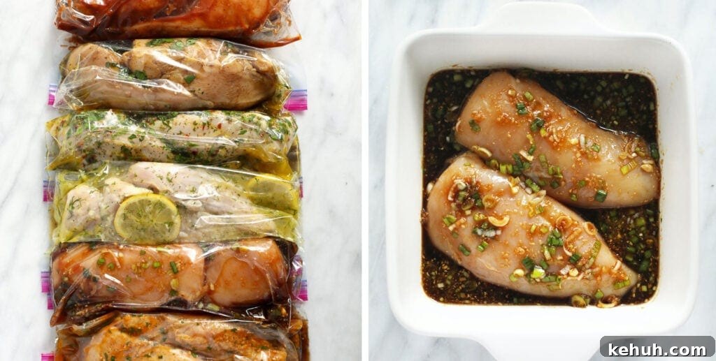 chicken marinades in bags