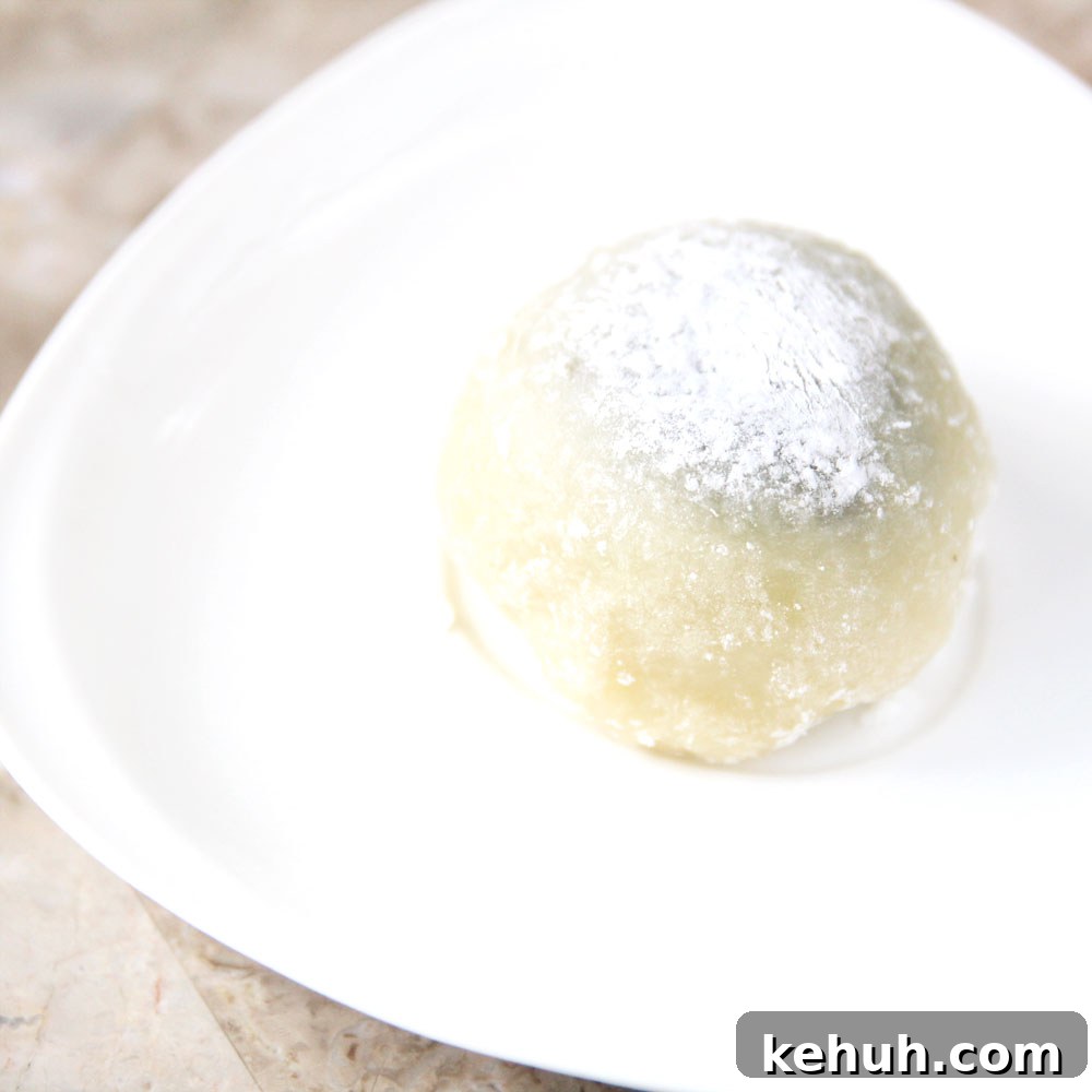 finished applesauce mochi