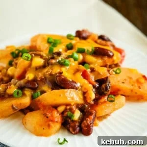Slow-Cooker Cowboy Casserole Recipe for Busy Weeknights 9 plate of cowboy casserole