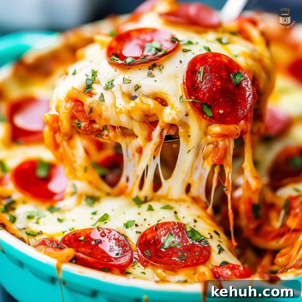 Cheesy Pizza Pasta Casserole Recipe for Family Dinners 2 img 8075 1