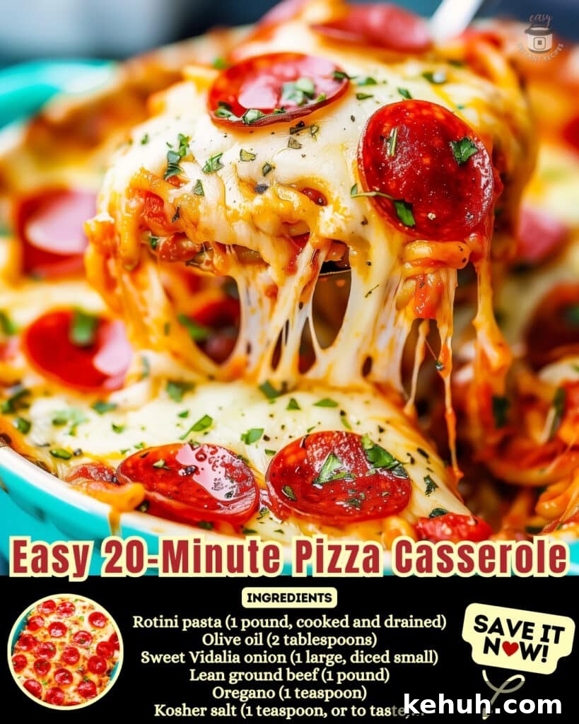 Cheesy Pizza Pasta Casserole Recipe for Family Dinners 3 img 8075 2