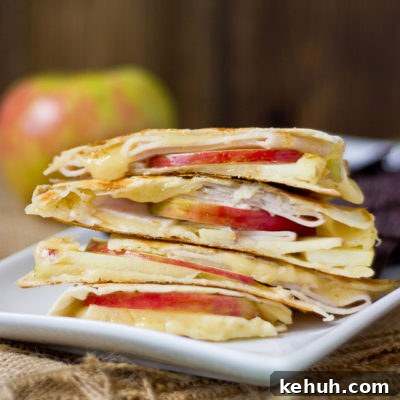Creamy Apple & Fig Quesadilla