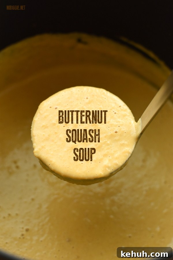 Creamy Roasted Butternut Squash Soup with Sage and Garlic 4 butternut squash soup
