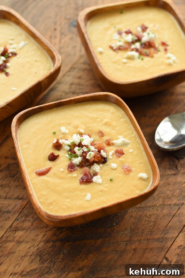 Creamy Roasted Butternut Squash Soup with Sage and Garlic 5 roasted butternut squash soup