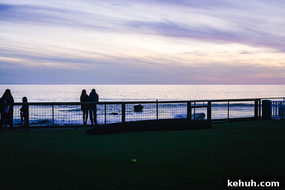 Sunset in Santa Cruz, on the East Side